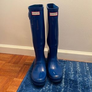 Royal Blue Tall Hunter Boots